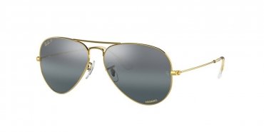 OKULARY RAY-BAN® AVIATOR LARGE METAL RB 3025 9196G6 58 ROZMIAR M Z POLARYZACJĄ