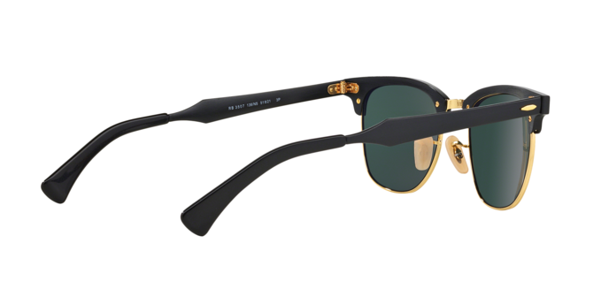 OKULARY RAY-BAN® CLUBMASTER ALUMINUM RB 3507 136/N5 51 ROZMIAR M Z POLARYZACJĄ