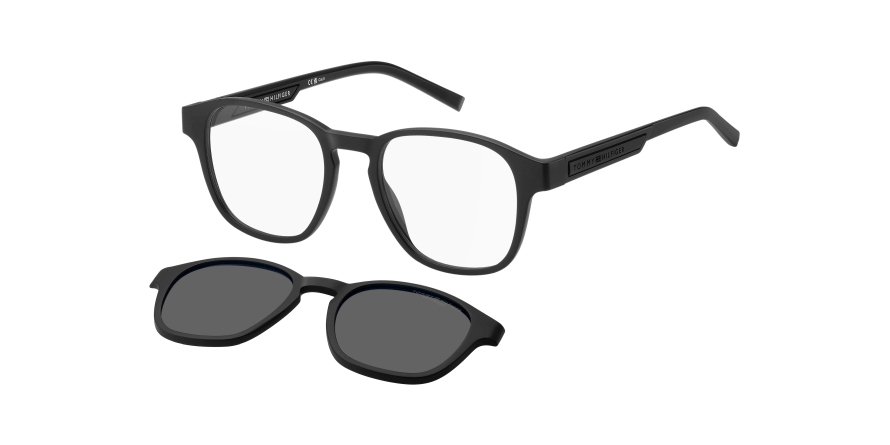 OKULARY KOREKCYJNE TOMMY HILFIGER TH 2085CS 003 50 ROZMIAR S + NAKŁADKA Z POLARYZACJĄ