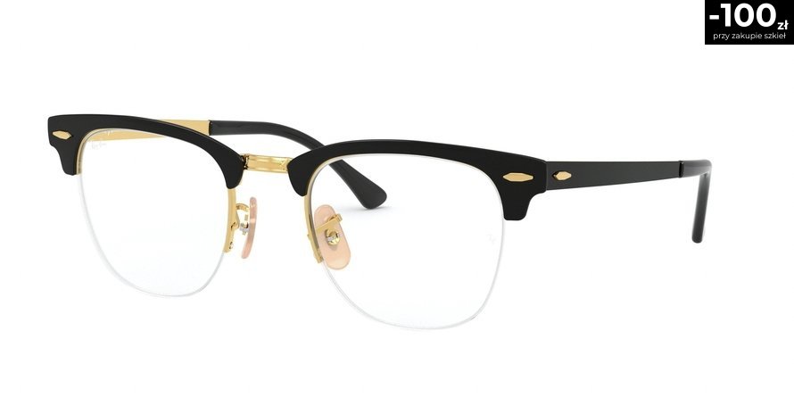 OKULARY KOREKCYJNE RAY-BAN® CLUBMASTER METAL RX 3716VM 2890 50 ROZMIAR M