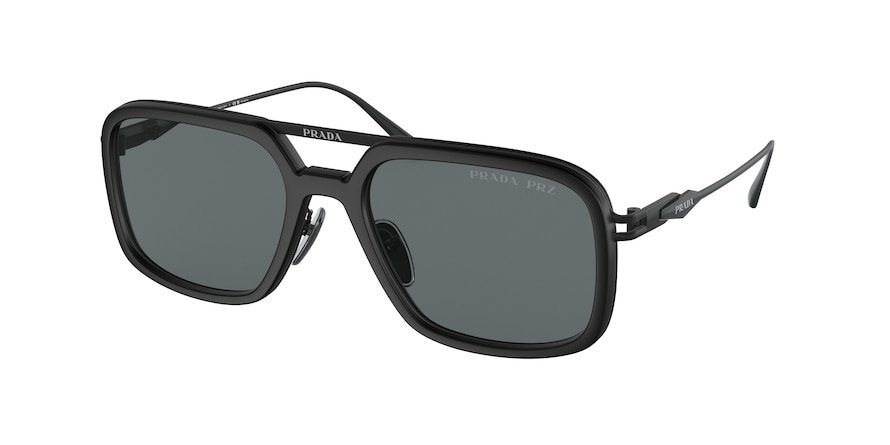 OKULARY PRADA EYEWEAR PR 57ZS 1BO5Z1 55 ROZMIAR M Z POLARYZACJĄ