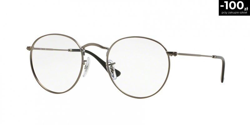 OKULARY KOREKCYJNE RAY-BAN® ROUND METAL RX 3447V 2620 50 ROZMIAR S