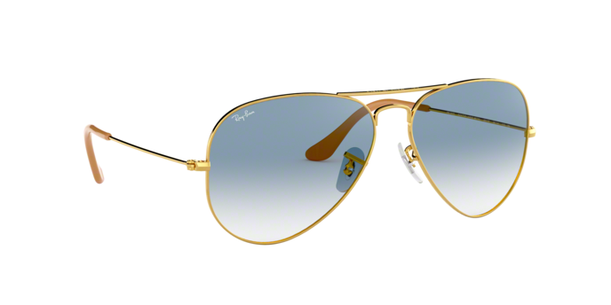 OKULARY RAY-BAN® AVIATOR LARGE METAL RB 3025 001/3F 55 ROZMIAR S