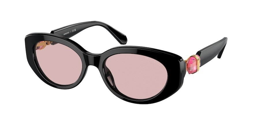 OKULARY SWAROVSKI SK 6002 1001/5 53 ROZMIAR M