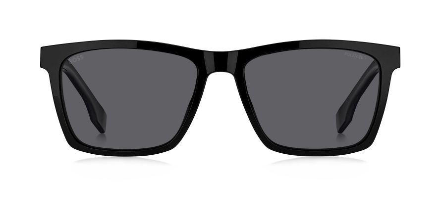OKULARY KOREKCYJNE BOSS 1576CS 807 56 ROZMIAR M + NAKŁADKA Z POLARYZACJĄ