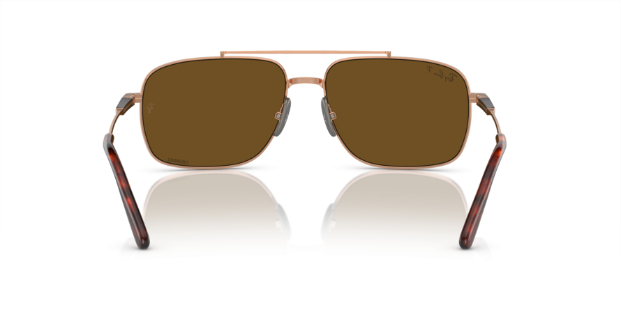 OKULARY RAY-BAN® MICHAEL TITANIUM RB 8096 9266AN 59 ROZMIAR L Z POLARYZACJĄ