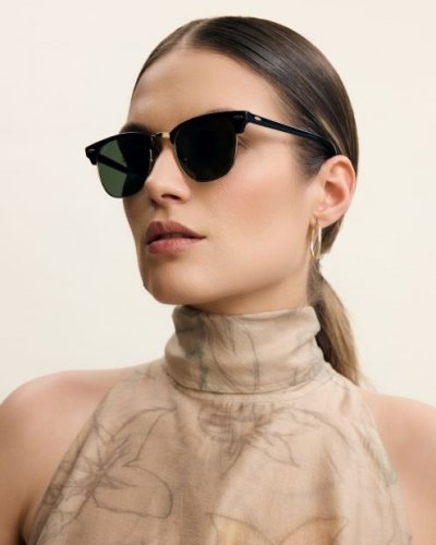 OKULARY RAY-BAN® CLUBMASTER RB 3016 901/58 51 ROZMIAR M Z POLARYZACJĄ