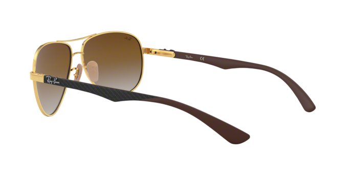 OKULARY RAY-BAN® CARBON FIBRE RB 8313 001/51 61 ROZMIAR L