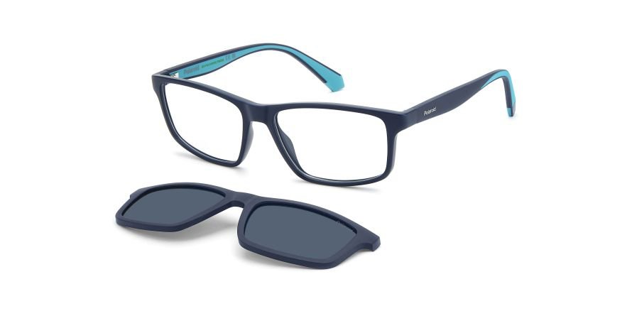 OKULARY KOREKCYJNE POLAROID PLD D622C FLL 56 ROZMIAR M + NAKŁADKA