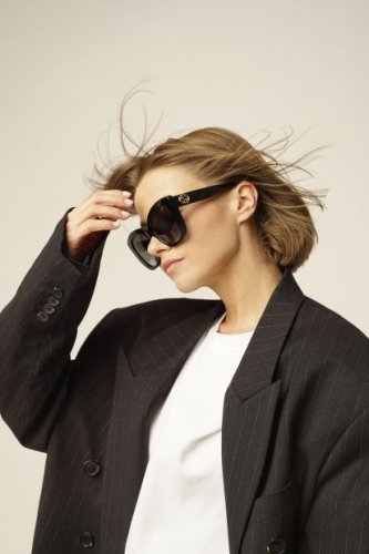 OKULARY GUCCI GG 0327S 001 52 ROZMIAR M