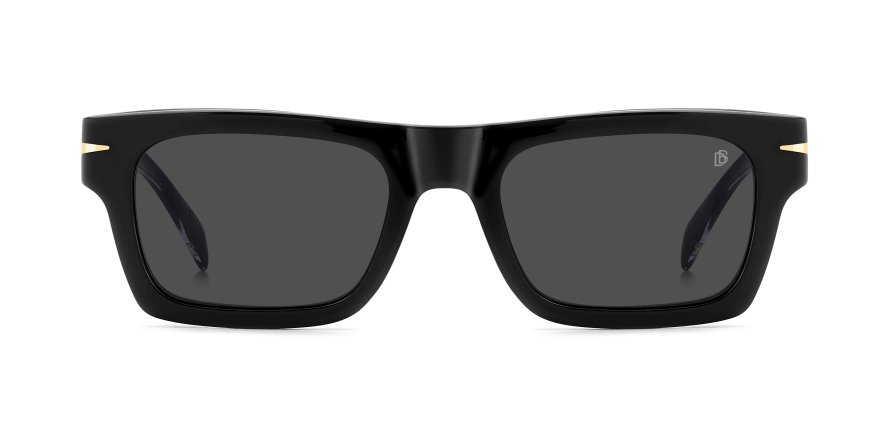 OKULARY KOREKCYJNE DAVID BECKHAM DB 7129CS 807 51 ROZMIAR M + NAKŁADKA Z POLARYZACJĄ