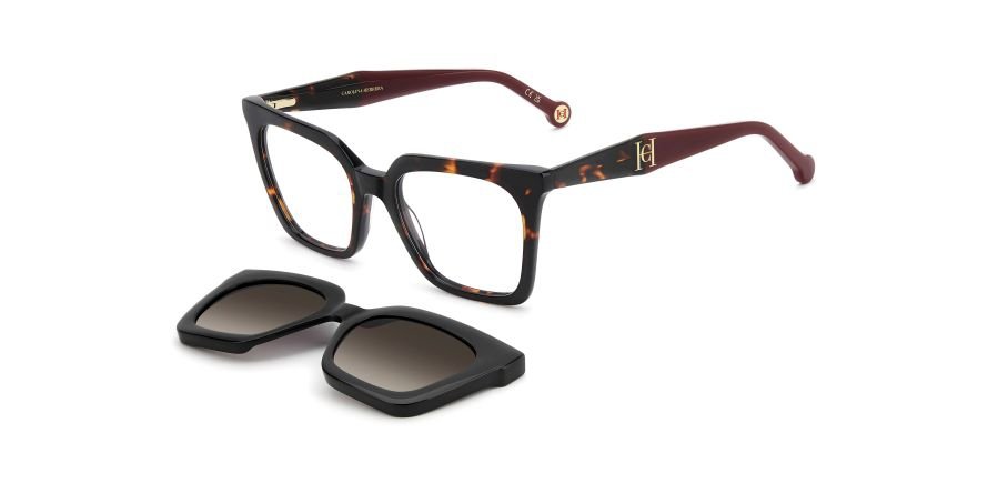 OKULARY KOREKCYJNE CAROLINA HERRERA HER 0376C 086 52 ROZMIAR M + NAKŁADKA