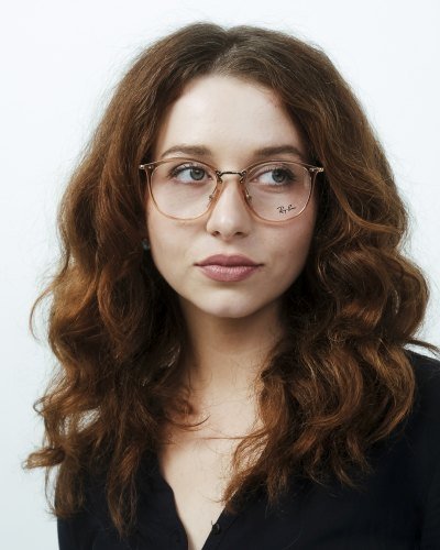 OKULARY KOREKCYJNE RAY-BAN® RX 7140 8124 49 ROZMIAR S