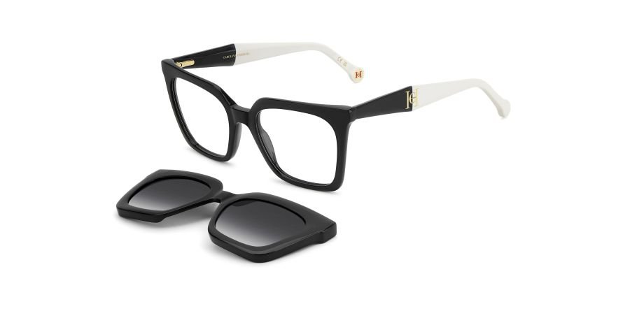 OKULARY KOREKCYJNE CAROLINA HERRERA HER 0376C 80S 52 ROZMIAR M + NAKŁADKA