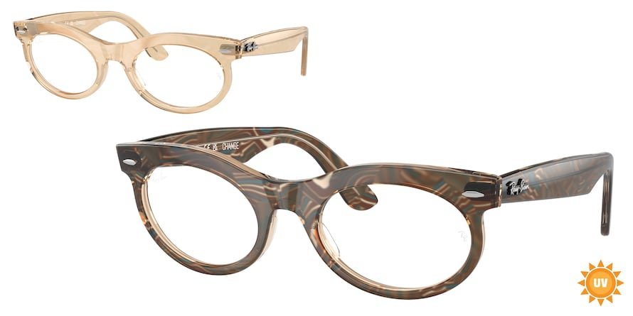 OKULARY KOREKCYJNE RAY-BAN® WAYFARER OVAL RX 2242V 8294 50 ROZMIAR M