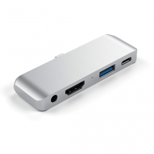 Satechi USB-C Mobile PRO HUB do iPada Pro Silver (srebrny)
