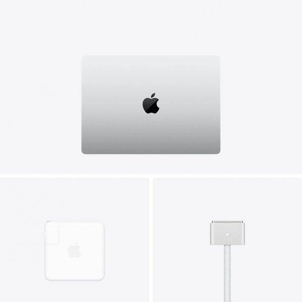 Apple MacBook Pro 14&quot; M1 Pro 8-core CPU + 14-core GPU / 16GB RAM / 4TB SSD / Srebrny (Silver)