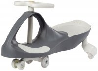 Pojazd dziecięcy TwistCar + Świecące kółka - kolor szary 