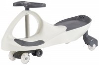 Pojazd dziecięcy TwistCar + Świecące kółka - kolor biały 