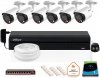 Zestaw monitoringu IP Dahua 8mpx 4K 6 kamer IPC-HFW2849S-S-IL z dyskiem 1TB