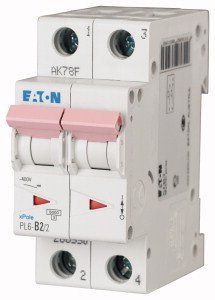 PL6-C 2/2 C  2A 2P WYŁĄCZNIK NADPRĄDOWY C  2A 2M 6KA