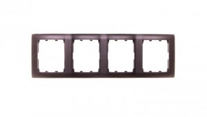 SISTENA LIFE Ramka poczwórna pionowa choco 771208
