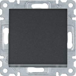 LUMINA SOUL/ INTENSE/ PASSION MODUŁ CZARNY ŁĄCZNIK 1-BIEGUNOWY ZACISKI SPRĘŻYNOWE 10AX 250V