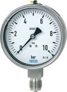 MANOMETR 232.50NS63,G1/4&quot;B,0-10BAR ST.N.
