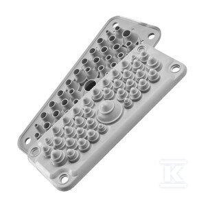 MC35/37 IP67,PRZEPUST WIELOOTWOR.SZARY