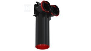 SKRZ. ROZPR TVA-P 2X90, DN125 WYS. 410MM