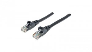 Patch Cord Cat6 UTP 0,5M Czarny 100 Miedź 342032