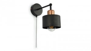 Lampa LOFT ABI-G K4W 1xE27 kinkiet czarno złota
