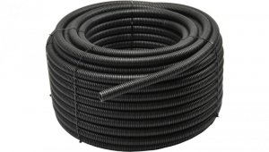 Rura karbowana RKGS 25 czarna 750N z pilotem 25 m 444044 /1szt/