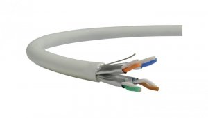 Kabel FTP kat.6A U/FTP 4x2x0,57 LSOH Alantec /100m/