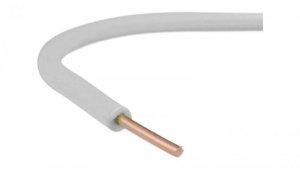 Przewód instalacyjny H07V-U / DY 2,5 750V szary drut Elektrokabel /100m/
