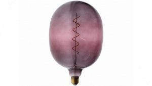 ŻARÓWKA DECO CORIANDOLI EGG GREY-PINK E2 7 4W