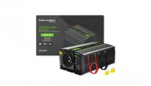 Qoltec Przetwornica napięcia Monolith 300W 600W 24V na 230V Czysty Sinus