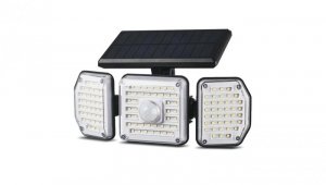Solarna lampa LED z czujnikiem ruchu Maclean IP65, 4W, 320lm, 4000K, Li-ion 1200 mAh, 3 tryby pracy MCE615