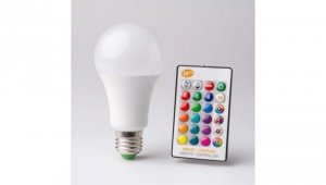 Żarówka Led E27 8W RGBW