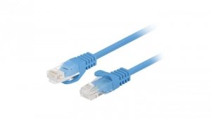 Patchcord UTP kat.6 kabel sieciowy LAN 2x RJ45 linka niebieski 10m LANBERG