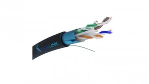 Kabel sieciowy skrętka 50M Extralink CAT6 FTP (F/UTP) V2 Zewnętrzny