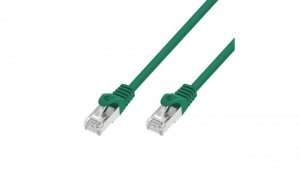 Patchcord LAN Miedź Kabel sieciowy skrętka Extralink Kat.7 S/FTP 15m 20G Zielony