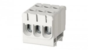 Złączka szynowa zgx 3x50 mm2 szara (al/cu) Gep-00054