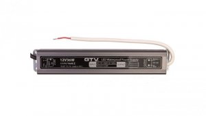 Transformator led wodoodporny, 36W, IP 67, DC12V