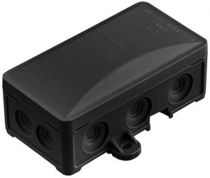 Puszka instalacyjna natynkowa 72x95x40mm IP54 czarna PAWBOL A.0063C