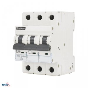 Wyłącznik nadprądowy 6KA 3P B 63A VDE SCHELINGER