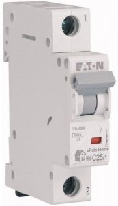 EATON WYŁĄCZNIK NADPRĄDOWY C 25A 1P 1M 6KA HN-C25/1