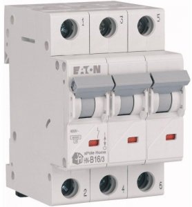 EATON WYŁĄCZNIK NADPRĄDOWY B 16A 3P 3M 6KA HN-B16/3