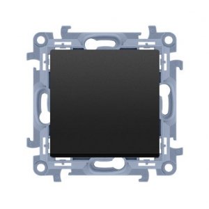 KONTAKT SIMON 10 MODUŁ CZARNY MAT ŁĄCZNIK UNIWERSALNY ZACISKI SPRĘŻYNOWE 10AX 250V