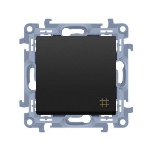 KONTAKT SIMON 10 MODUŁ CZARNY MAT ŁĄCZNIK KRZYŻOWY ZACISKI ŚRUBOWE 10AX 250V